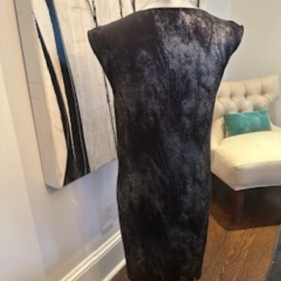 VINTAGE MICHAEL KORS COLLECTION Metallic Silk Sheath Dress – Made in Italy – 6 - Picture 5 of 14